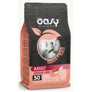 OASY GRAINFREE TACCHINO MEDIUM / LARGE