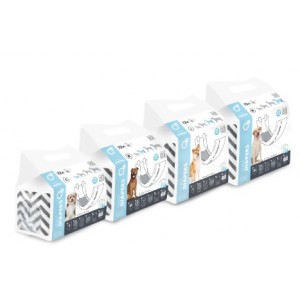 PANNOLINI IGENICI CANE MASCHIO 12pz